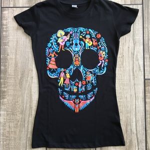 Absolute Cult Pepe Rodriguez Fille Hell of A Skull T-Shirt